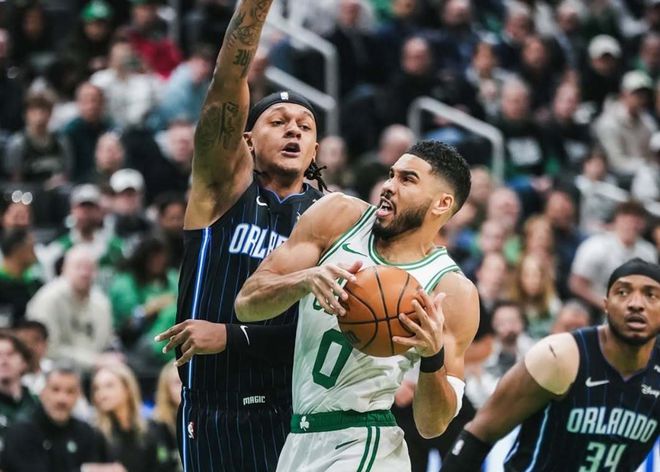 米切尔三巨头联手，塔图姆得分突破，冲击季后赛冲击季后赛！